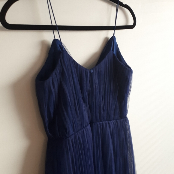 *TALL* Navy blue, floor length dress - Picture 2 of 3